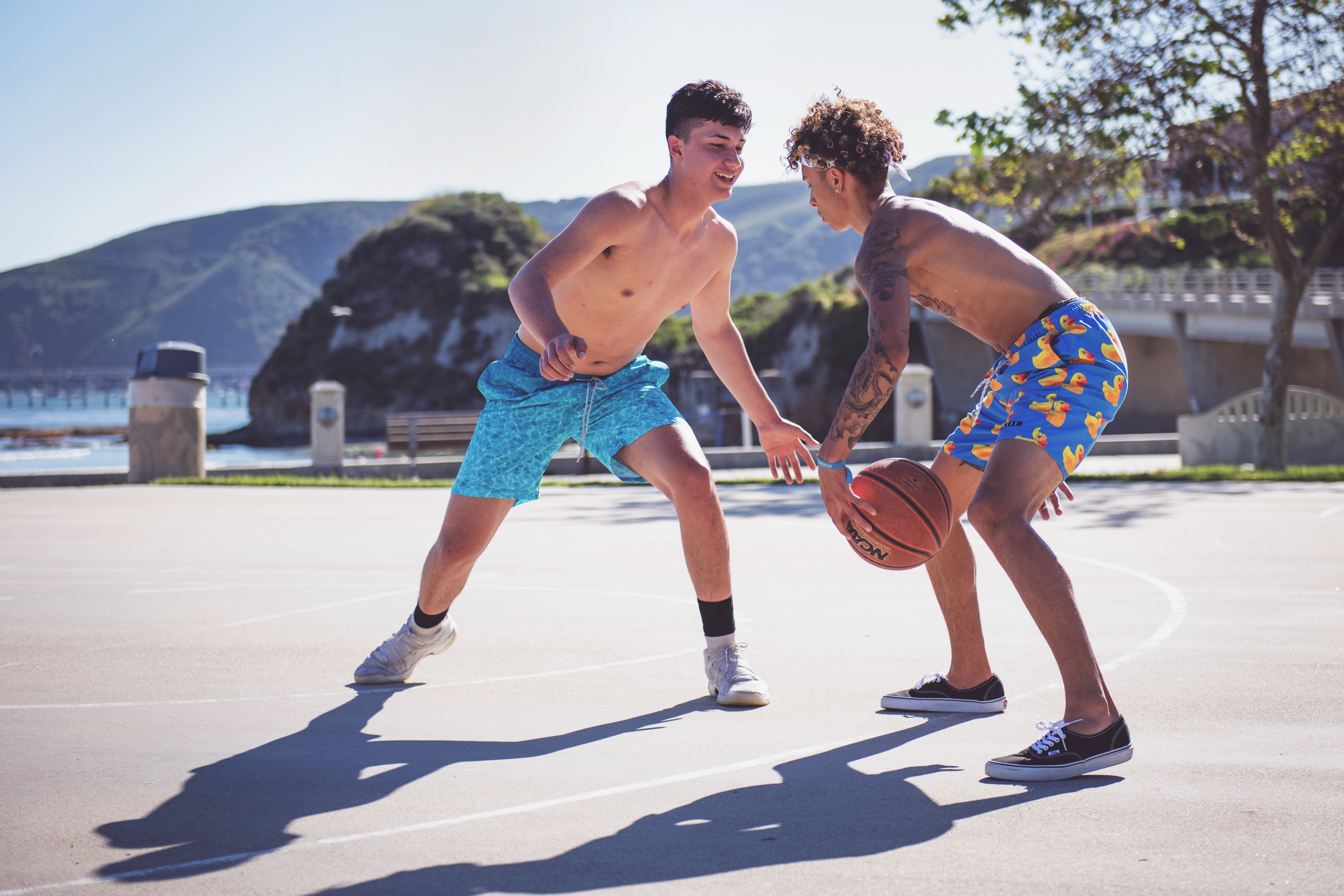 basketball playing